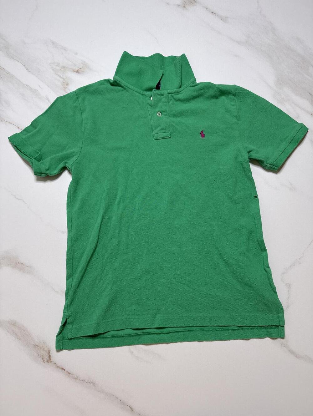 Polo Ralph Lauren Green Polo Shirt - Boys L